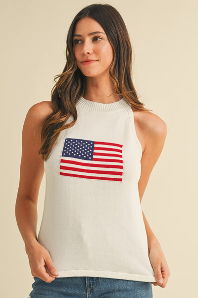 Let Freedom Ring Halter Sweater