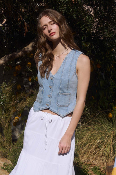 Saddle Up Denim Vest