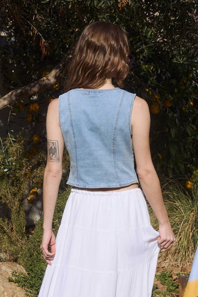 Saddle Up Denim Vest