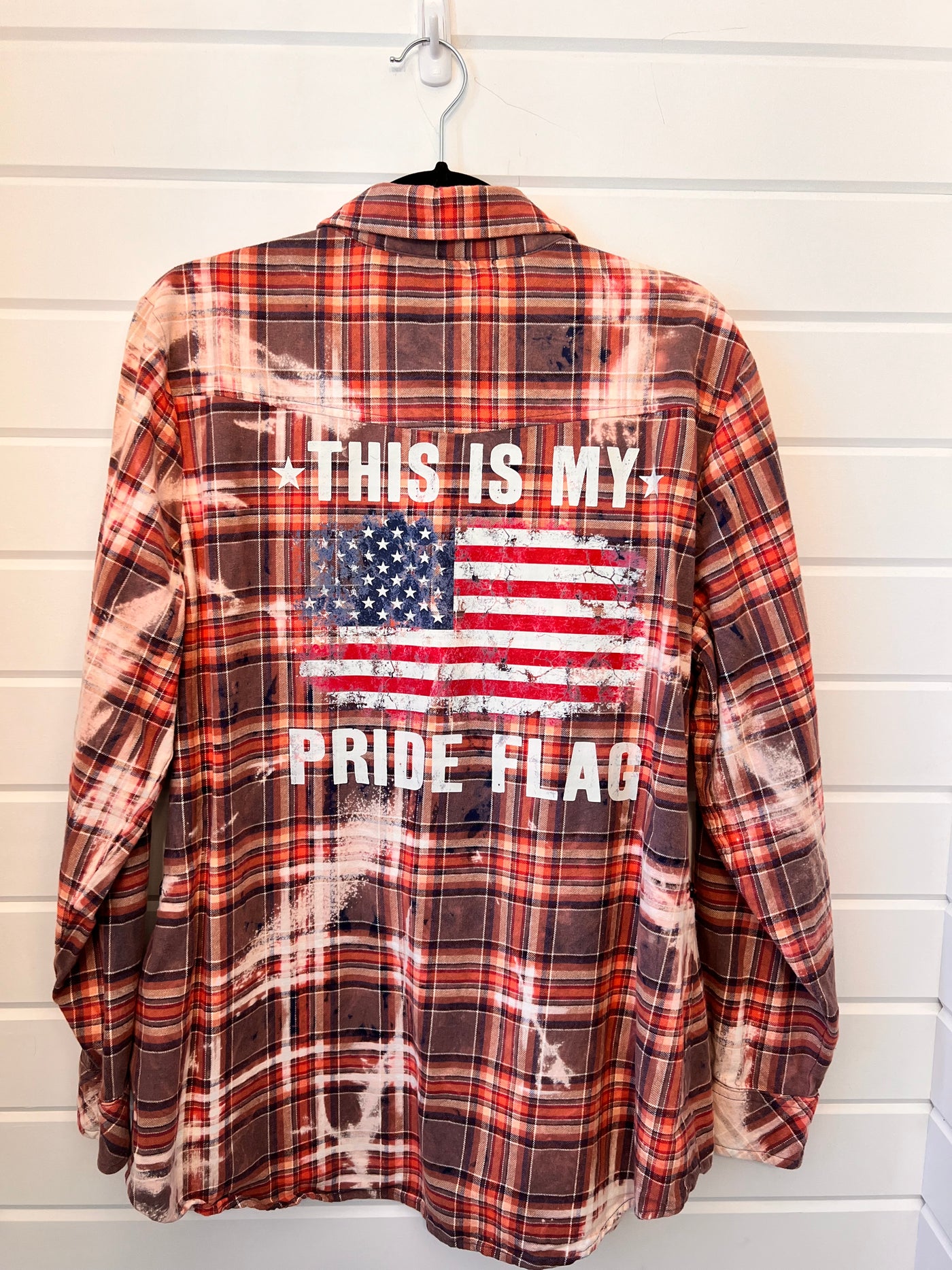 Large Pride Flag Flannel